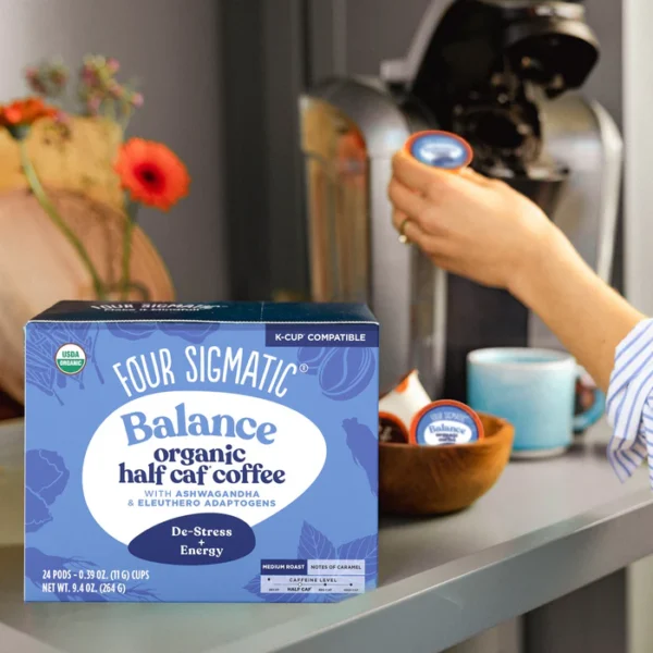 Balance Half Caf Coffee Pods Box - 24 count - Image 2